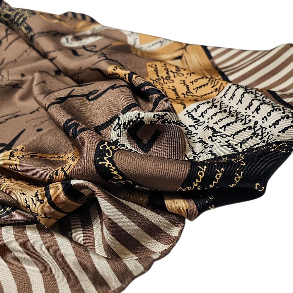 FENDI SILK SCARF - Picture 5 of 16